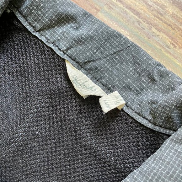 Woolrich Nylon Windwood Travel Dress with Pockets Short Sleeves Grey Check - Picture 6 of 7